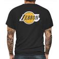 Los Angeles Lebron Mens Back Print T-shirt