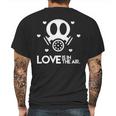 Love Is In The Air Toxic Valentines Day Mens Back Print T-shirt