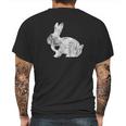 Love Bunny Rabbit Lover Animal Pet Owner Mens Back Print T-shirt