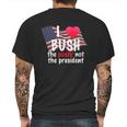 I Love Bush Funny Mens Back Print T-shirt