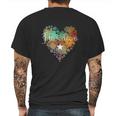 I Love Hamilton Heart Mens Back Print T-shirt