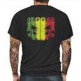 I Love Reggae Music Funny Gift Mens Back Print T-shirt