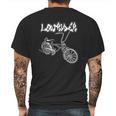 Low Rider Bicycle For Men Chicano Cholo Lowrider Bike Mens Back Print T-shirt