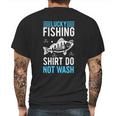 Lucky Fishing Do Not Wash Blade Bait Jigging Mens Back Print T-shirt