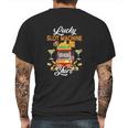 Lucky Slot Machine Mens Back Print T-shirt