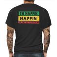 I M Nappin Reggae Kids Top Rasta Kids Clothes Tod Mens Back Print T-shirt