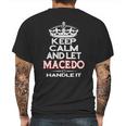 Macedo Mens Back Print T-shirt