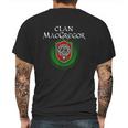 Macgregor Surname Scottish Clan Tartan Crest Badge Mens Back Print T-shirt