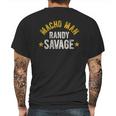 Macho Man Randy Savage Mens Back Print T-shirt