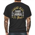 Macho Man Randy Savage Wrestler World Heavyweight Champ Oh Yeah Mens Back Print T-shirt