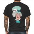 Mad Hatter Big Face Mens Back Print T-shirt