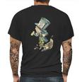 Mad Hatter Vintage Illustration Mens Back Print T-shirt