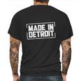 Made In Detroit Mens Back Print T-shirt