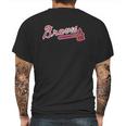 Majestic Braves Adult Evolution Mens Back Print T-shirt