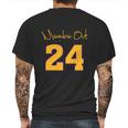 Mamba Out 24 Mens Back Print T-shirt