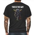 Mandalorian This Is The Way Mens Back Print T-shirt