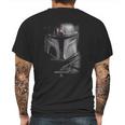 The Mandalorian Mens Back Print T-shirt