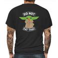 The Mandalorian The Child Dont Eat That Mens Back Print T-shirt