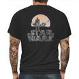 The Mandalorian Sleeping Child Silhouette Mens Back Print T-shirt