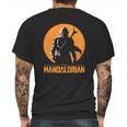 The Mandalorian Sun Mens Back Print T-shirt