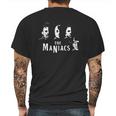 The Maniacs Features Leatherface Michael Myers Jason Voorhees And Freddy Krueger Shirt Hoodie Sweater Longsleeve T-Shirt Mens Back Print T-shirt