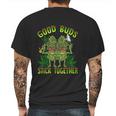 Marijuana Good Buds Mens Back Print T-shirt