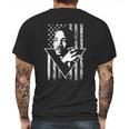 Martin Luther King Jr Distressed Usa Flag Mens Back Print T-shirt