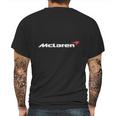 Mclaren Supercar Logo White Mens Back Print T-shirt