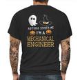 Mechanical Engineer Halloween Mens Back Print T-shirt