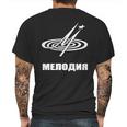 Melodiya Melodija Russian Record Label T-Shirt Mens Back Print T-shirt