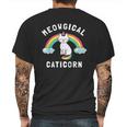 Meowgical Caticorn Funny Unicorn And Cat Gift Kittycorn Mens Back Print T-shirt