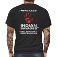 Merciless Indian Savages – Declaration Of Independence Blood Hand Mens Back Print T-shirt