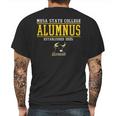 Mesa State College Alumnus Mens Back Print T-shirt