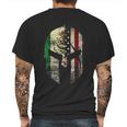 Mexican American Spartan Helmet Chicano Pride Mens Back Print T-shirt