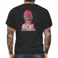 Mexican Female Wrestler Chingona Lucha Libre Luchadora Mens Back Print T-shirt