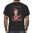 Mexican Maria Frida Doll Mens Back Print T-shirt