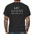 Mf Doom New York City Mens Back Print T-shirt