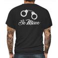 Be Mine Love Handcuffs Valentines Day Gif Mens Back Print T-shirt