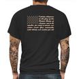 Mixtbrand Amerian Flag Pledge Of Allegiance Mens Back Print T-shirt