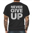 Mohamed Salah Never Give Up Mens Back Print T-shirt