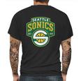 Mohammadgibson Seattle Supersonics Fashion Mens Back Print T-shirt