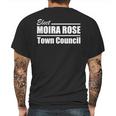 Moira Rose For Town Council Mens Back Print T-shirt