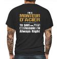 Monteur Dacier Mens Back Print T-shirt