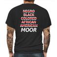 Moorish American Apparel &Ampampquot Moor &Ampampquot Tee Shirt - Official Mens Back Print T-shirt