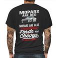 Mopars Are Red Mens Back Print T-shirt