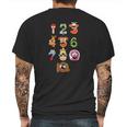 Muppet Babies Numbers Mens Back Print T-shirt