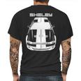 Mustang Shelby Gt500 2007 2009 Black Stripes Mens Back Print T-shirt