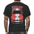 Mustang Shelby Gt500 2007 2009 Red Mens Back Print T-shirt