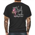 Nail Tech Artist Nail Technician Pedicurist Manicurist Mens Back Print T-shirt