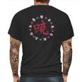 Naruto Shippuden Akatsuki Kanji Ring Mens Back Print T-shirt